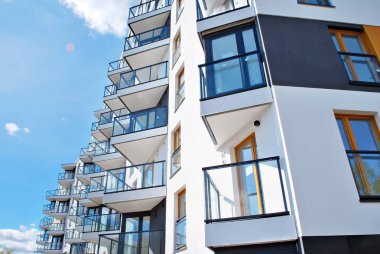 Modern apartmanlar dış