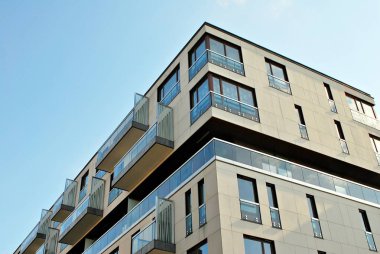 Modern apartmanlar dış