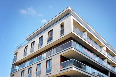 Modern apartmanlar dış