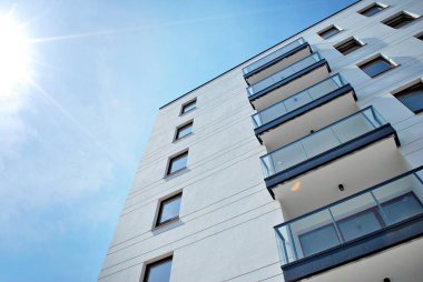 Modern apartmanlar dış