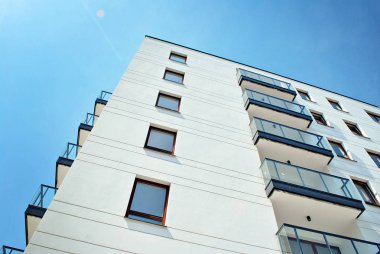 Modern apartmanlar dış