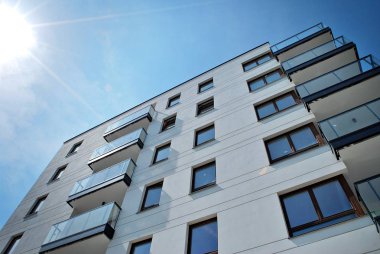 Modern apartmanlar dış