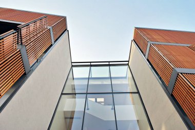 Modern apartmanlar dış