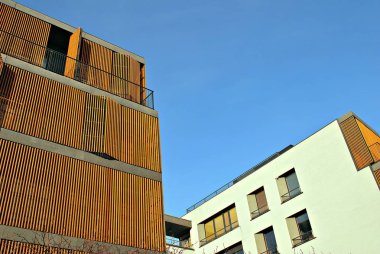 Modern apartmanlar dış