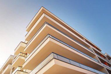 Modern apartmanlar dış