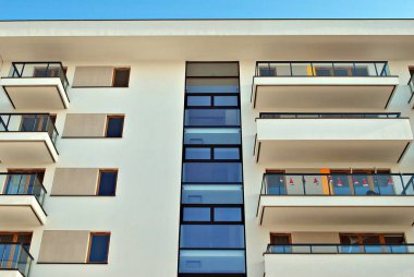 Modern apartmanlar dış