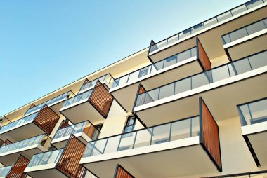 Modern apartmanlar dış