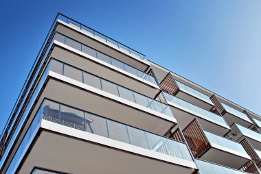 Modern apartmanlar dış