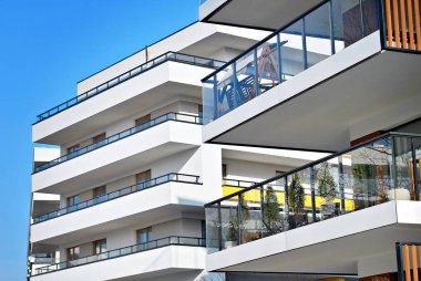 Modern apartmanlar dış