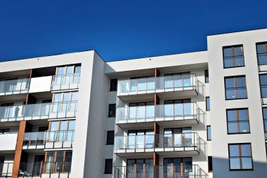 Modern apartmanlar dış