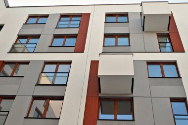 Modern apartmanlar dış