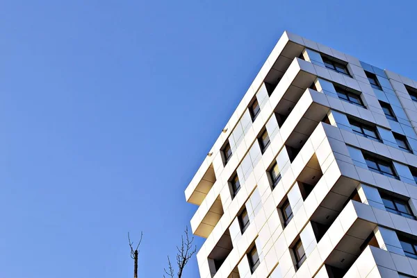 Modern apartment buildings exteriors — Stock Photo, Image