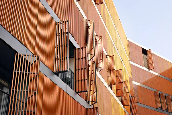 Bangunan apartemen modern eksterior — Stok Foto