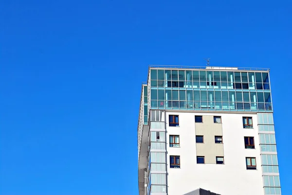 Modern apartment buildings exteriors — Stock Photo, Image