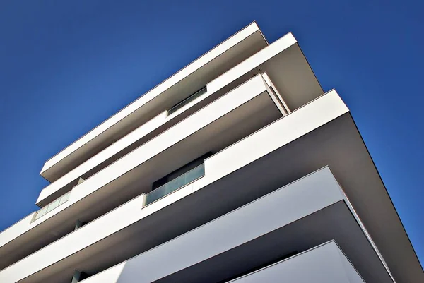 Modern apartment buildings exteriors — Stock Photo, Image