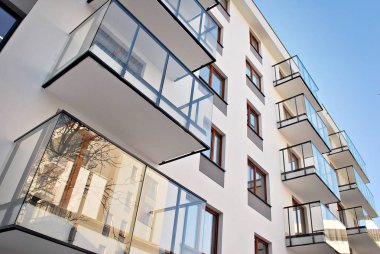 Modern apartmanlar dış