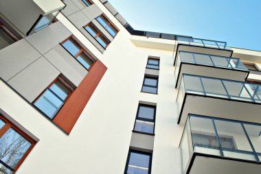 Modern apartmanlar dış