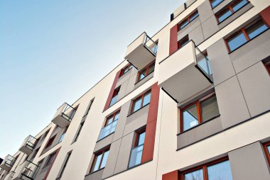 Modern apartmanlar dış