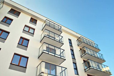 Modern apartmanlar dış