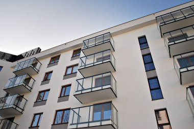 Modern apartmanlar dış