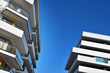  Modern binalar. Modern apartmanlar dış