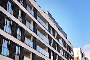 Modern apartmanlar dış