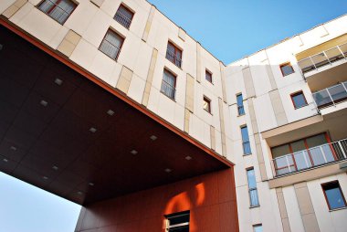 Modern apartmanlar dış