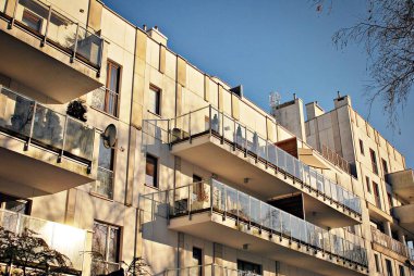 Modern apartmanlar dış