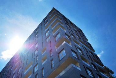 Modern, lüks apartman binası..