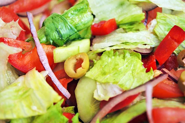 Close up de salada grega — Fotografia de Stock