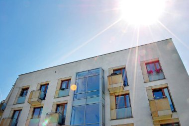 Modern apartmanlar dış