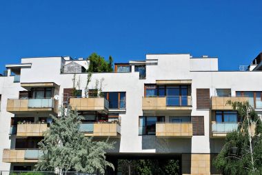Modern apartmanlar dış