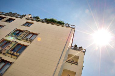 Modern apartmanlar dış