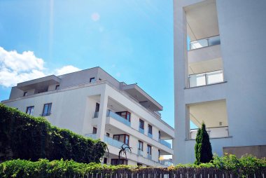 Modern apartmanlar dış