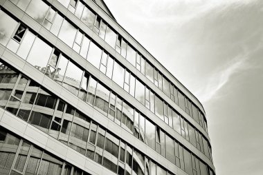 Modern, lüks apartman. Siyah ve beyaz