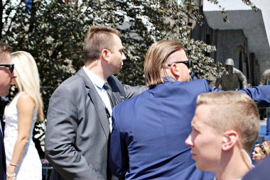 Başkan Donald Trump için bekliyor