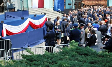 Başkan Donald Trump için bekliyor