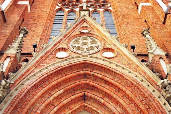 Gothic church. Gothic architecture. Gothic window.