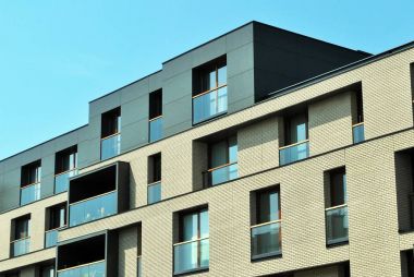 Modern, lüks apartman binası..