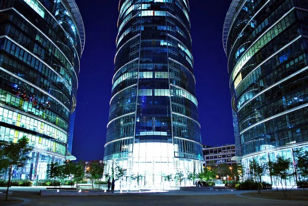 Warsaw Spire is a new office building. — Stock Photo, Image