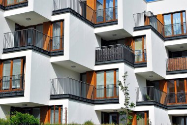 Modern, lüks apartman binası..