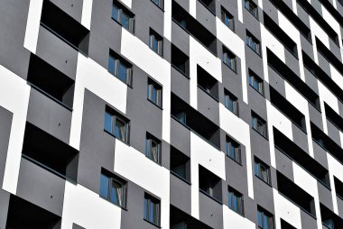 Modern, lüks apartman binası..