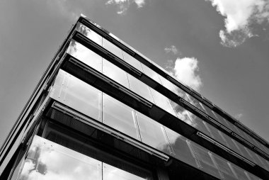  Modern, lüks daire Building.Black ve beyaz.