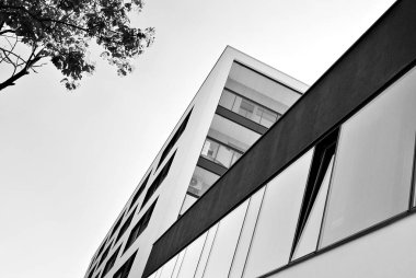  Modern, lüks daire Building.Black ve beyaz.