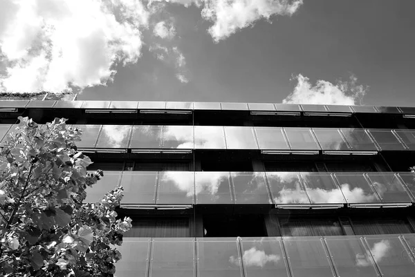  Modern, lüks daire Building.Black ve beyaz.