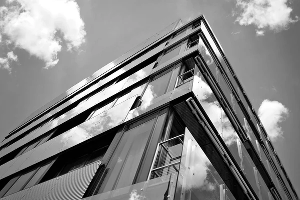  Modern, lüks daire Building.Black ve beyaz.