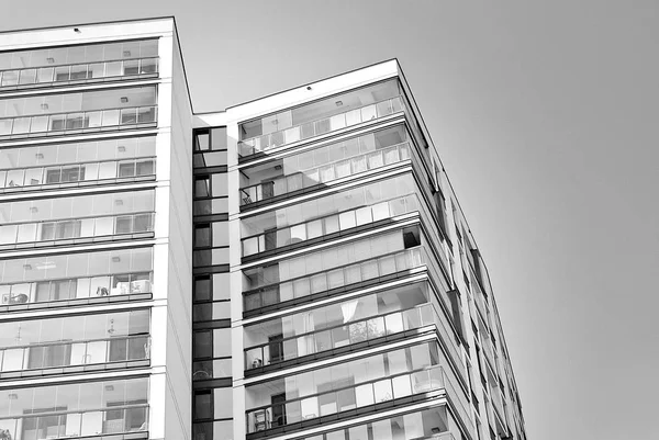  Modern, lüks daire Building.Black ve beyaz.