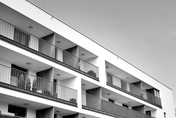  Modern, lüks daire Building.Black ve beyaz.