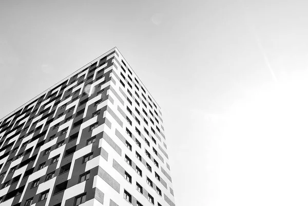  Modern, lüks daire Building.Black ve beyaz.