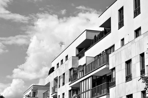  Modern, lüks daire Building.Black ve beyaz.